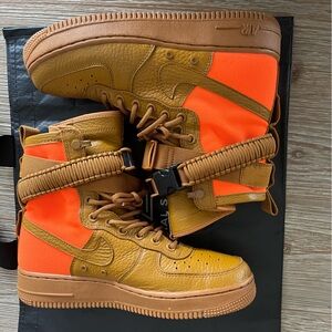 Nike Air Force One SF AF1 Desert Orange!!! Men Size 7/Women Size 9🍊🙌🏽💰Ship Ready